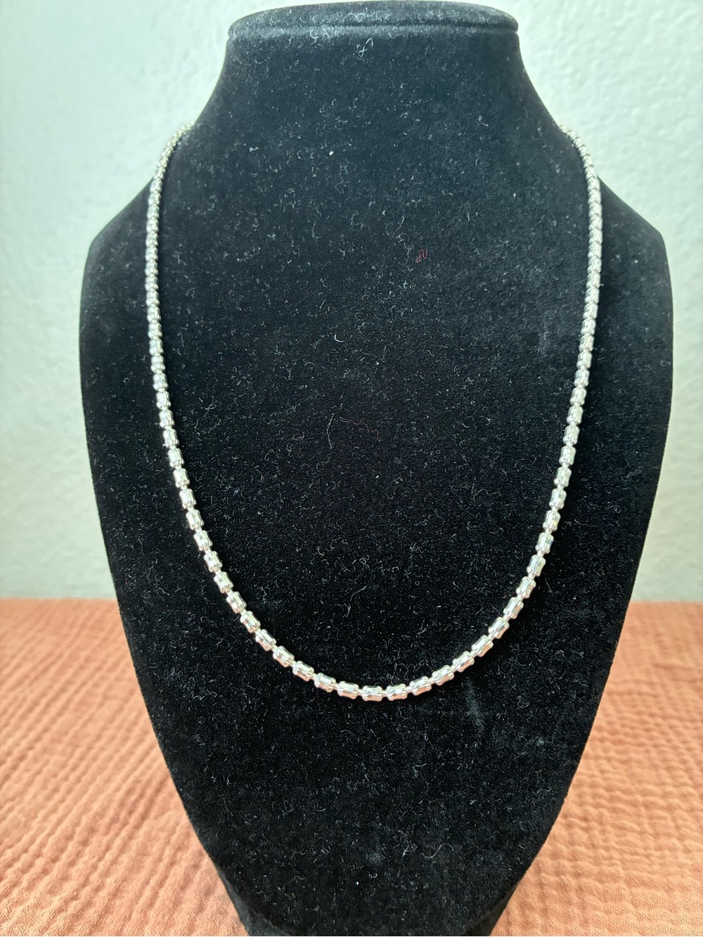 925 Sterling Silver Barrel Chain 19.5” 2.7mm